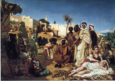 unknow artist Arab or Arabic people and life. Orientalism oil paintings 601 China oil painting art